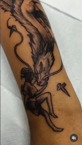 Tattoo autoral enviada pelo cliente